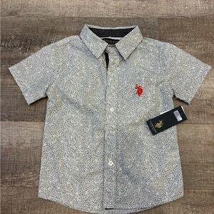 U.S. Polo Assn. Kids Gray Button Down Shirt